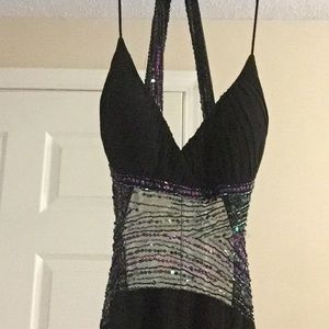 Black formal/simi formal dress